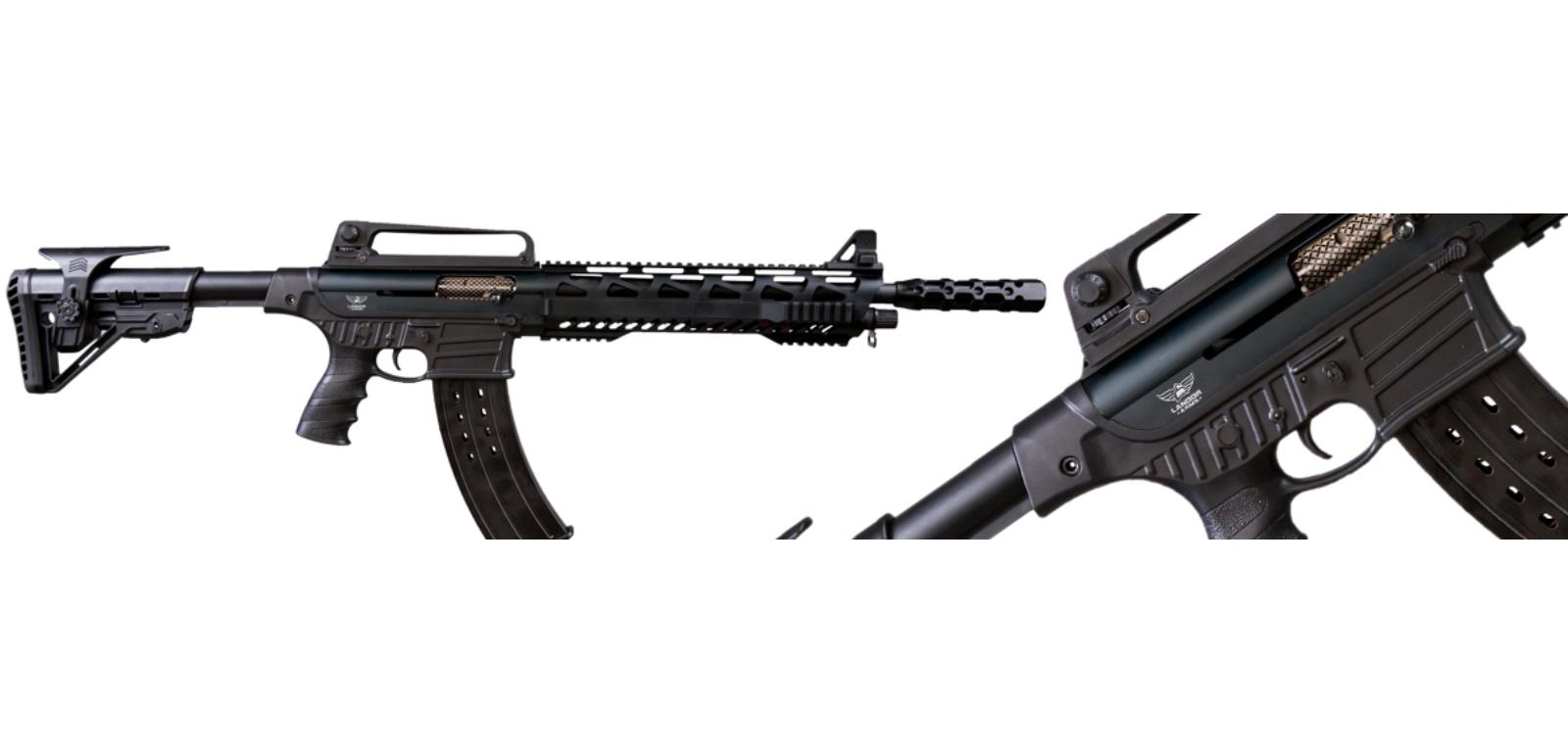 LND-104-12 ŞARJÖRLÜ METAL YARI OTOMATİK AV TÜFEĞİ
